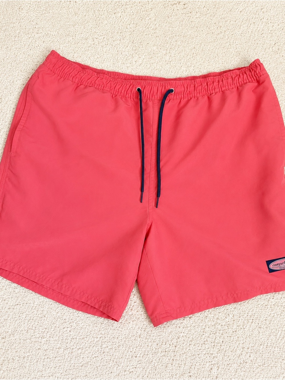 Vineyard Vines Coral Swim Trunks Board Shorts Mesh Lined Men’s Large